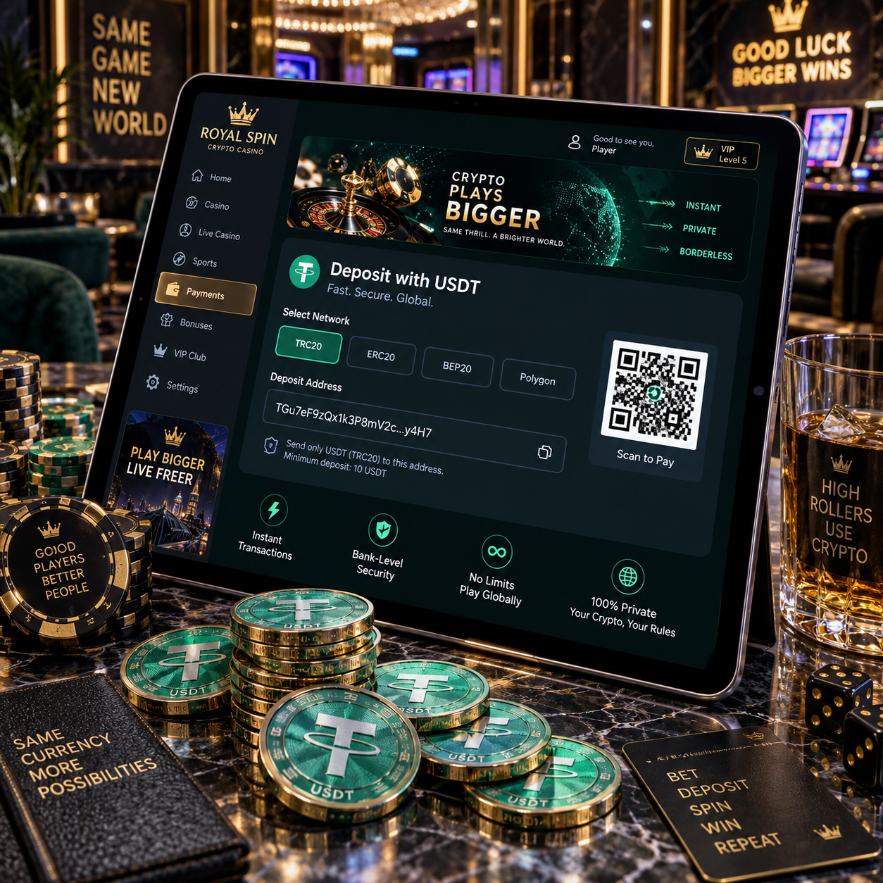 Cryptocurrency Payments In Online Gambling How Uk Players Are Turning To Usdt For Faster Safer